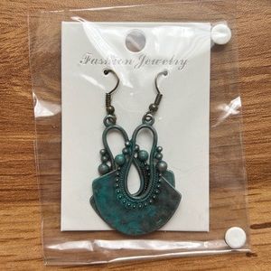 Turquoise Boho Vintage Earrings